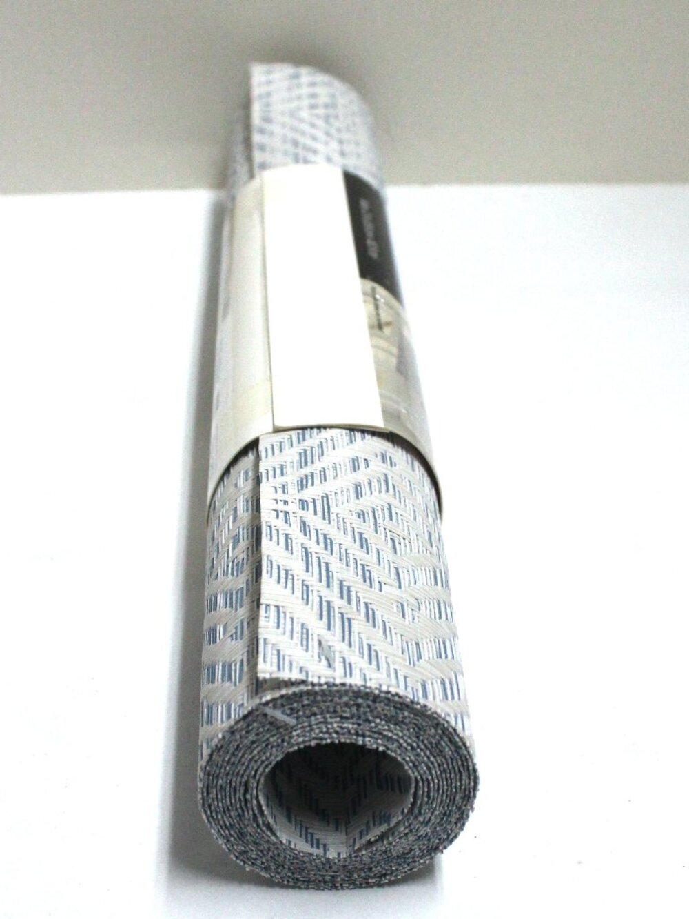 NWT 1 Roll Mainstays Blue Linen Decorative Runner - Read Material Description